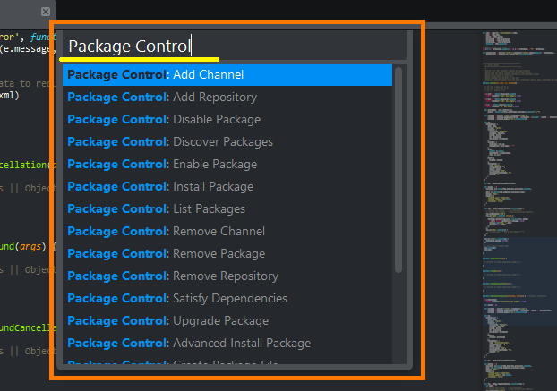 install package sublime text 3